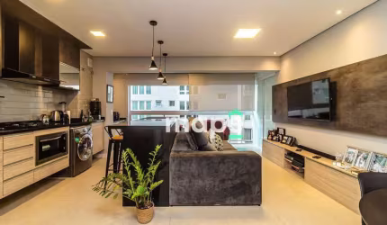 Apartamento para alugar, 57 m² por R$ 5.500,00/mês - Gonzaga - Santos/SP