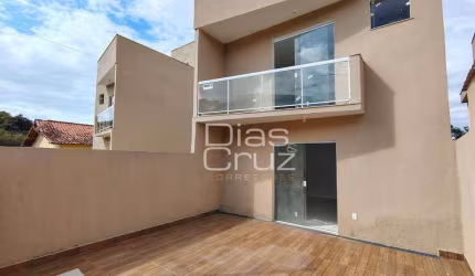 Duplex independente no Serramar em Rio das Ostras com 2 suítes