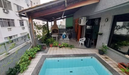 Apartamento Duplex a venda, 4 quartos, 4 suítes, 2 banheiros, 2 vagas, 183m², Tijuca - RJ.