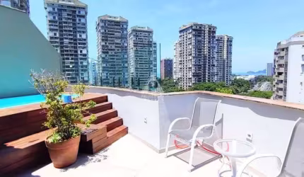 Cobertura à venda, 3 quartos, 2 suítes, 3 vagas, São Conrado - RIO DE JANEIRO/RJ