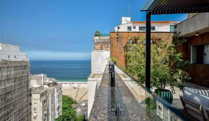 Cobertura com vista mar em Copacanana