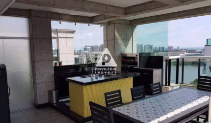 Cobertura 4 quartos com 3 suítes (1 Hidro) sala 2 ambientes 264 mts Península Aquarela, Vista Mar e Montanha, oportunidade!