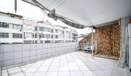 Cobertura duplex com 257m² e vaga no Flamengo