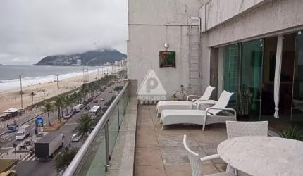 Cobertura linear, 4 quartos, suítes, closet,180mts, vista para o mar, 2 vagas de garagem, em Ipanema.