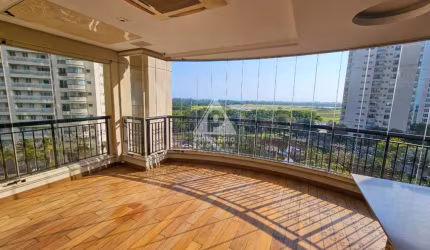 Apartamento 4 quartos, 4 suítes, closet, jacuzzi, varanda, 295 mts, vista livre panorâmica para o campo olímpico de golfe, na Barra da Tijuca.