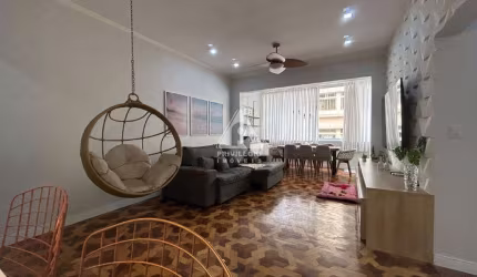 Apartamento 3 Quartos à venda em Copacabana, sendo 1 suíte com closet, mobiliado e reformado com 1 Vaga.