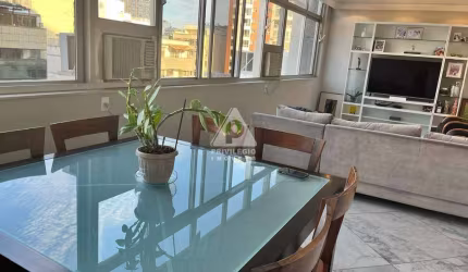 3 qtos, rua transversal Leblon, 134m²