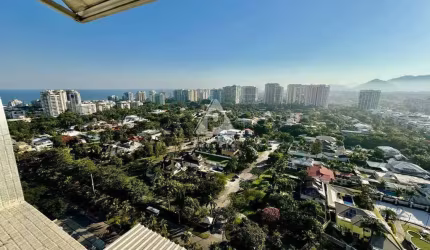 Apartamento duplex, 3 suítes, reformado, vista mar e lagoa, 2 vagas, 200m², Mediterrâneo - Barra da Tijuca - RJ