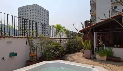 Cobertura Linear em laranjeiras 4 quartos com vista cristo e piscina!!!