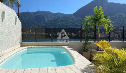 Cobertura Exclusiva na Lagoa — Ampla, Clara e com Vista Panorâmica!