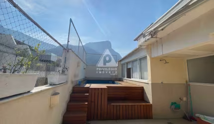 Cobertura no JB, 200m², 3 quartos, vista Corcovado