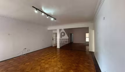 3 Quartos gigantescos em Copacabana com vista lateral para o mar