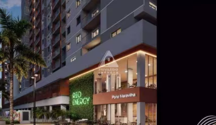 RIO ENERGY, apartamento tipo Stúdio, novo, com infraestrutura completa, a venda no Porto Maravilha