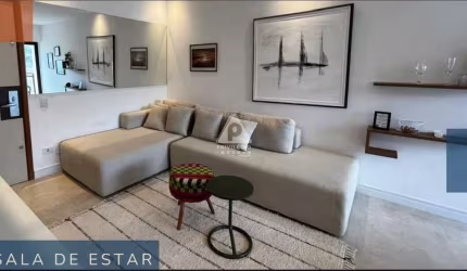 FLAT, QUARTO E SALA, SENDO SUÍTE, VARANDA, VISTA DOIS IRMÃOS, 2 VAGAS E TOTAL INFRAESTRUTURA.