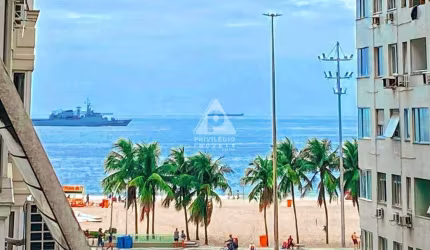Apartamento com vista mar, 3 quartos, suíte à venda em Copacabana - Rio de Janeiro