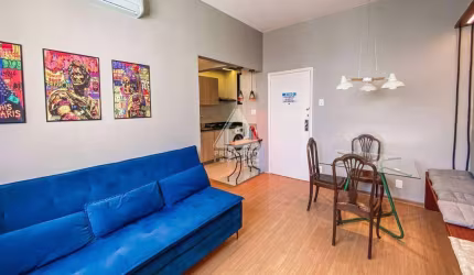 Quarto e sala no posto 6 de Copacabana