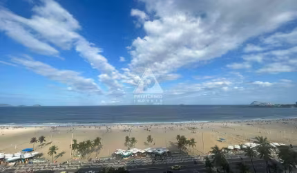 Apto frontal mar, andar alto, 2 suítes