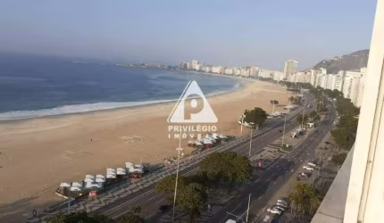 Cobertura com vista cinematográfica em Copacabana.