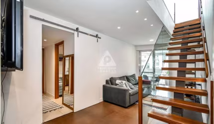 Humaitá! Cobertura duplex, varanda, 4 quartos, 2 suites, 1 vaga, infraestrutura, portaria 24h, 165m²