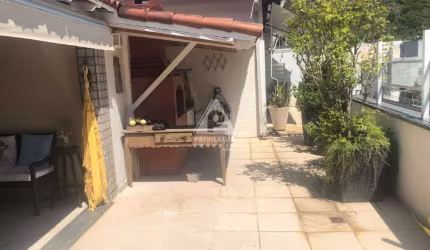 Cobertura linear 3 quartos, suíte, espaço gourmet, churrasqueira, 180 mts, 1 vaga de garagem, em Copacabana