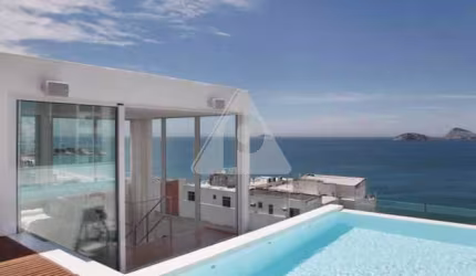 Cobertura, 3 quartos, suítes, varanda, piscina, 330 mts, 2 vagas de garagem, em Ipanema.