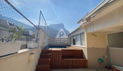 Cobertura no JB, 200m², 3 quartos, vista Corcovado