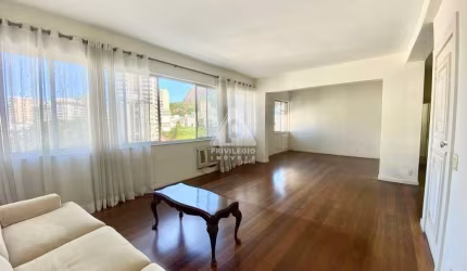 Leblon, 140m², 3 quartos, 2 vagas, vista livre