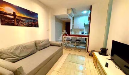 Quarto e sala com vaga escriturada no Quadrilátero de Ipanema