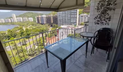 Maravilhoso apartamento 4 quartos, 1 suítes, 2 vagas, Vista maravilhosa para Lagoa - RIO DE JANEIRO/RJ