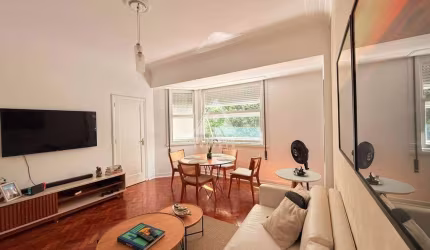AMPLO E MODERNO APARTAMENTO DE 2 QUARTOS EM COPACABANA