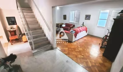 Casa de rua à venda, 5 quartos, 3 suítes, 2 vagas, Cosme Velho - RIO DE JANEIRO/RJ