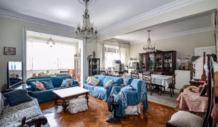 Apartamento 4 quartos, 1 suíte, com vista na Rui Barbosa no Flamengo.