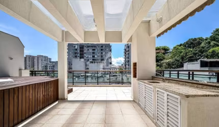 Cobertura duplex à venda com 3 quartos, 2 suítes, 3 vagas em Laranjeiras, Rio de Janeiro/RJ!