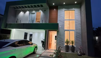 Casa a venda 5 suítes de alto padrão no Alphaville Litoral Norte 1