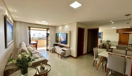 Apartamento a venda 4/4 sendo 3 suítes 132 m2 vista mar Mansão Tatti Moreno - Pituba
