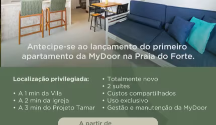Apartamento COTA 2 suítes em Praia do Forte