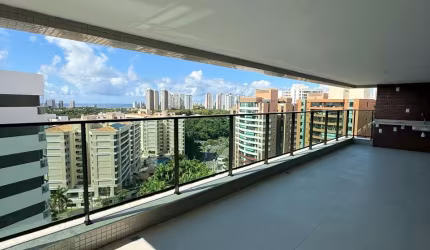 Apartamento a venda andar alto 4 suítes 220 m2 Mansão Bellagio – Alphaville Salvador 1