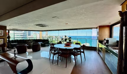 Apartamento 4 suítes + gabinete 308 m2 andar alto, nascente Morro Ipiranga