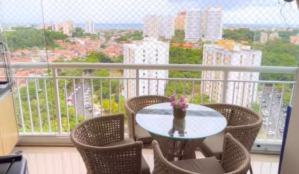Apartamento 2/4 sendo 1 suíte nascente, andar alto no Villa Anaití - Imbuí
