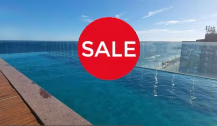 Apartamento a venda vista mar 1/4 51 m2 no Expresso 2222 na Barra