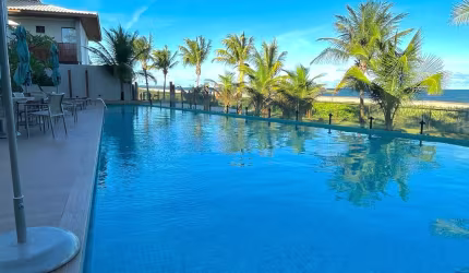 Luxuoso Village Pé na Areia em Itacimirim – 3 Suítes Mobiliado