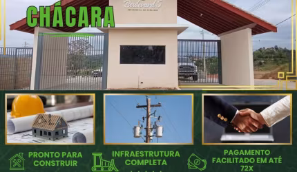 TERRENOS DE 1000 METROS PRONTO PRA CONSTRUIR EM ALUMINIO