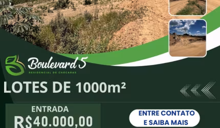 LOTES PARA CHACARAS EM ALUMINIO