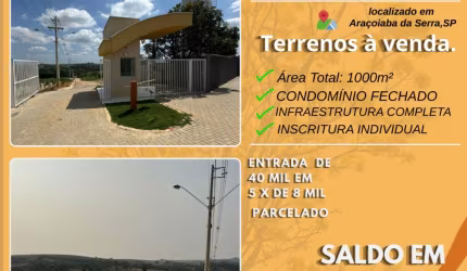 Terrenos Limpos e planos, para sua chacara!!!