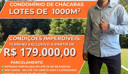 LOTES PARA CHACARAS REGULARIZADOS