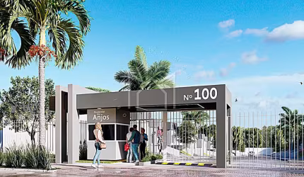 Casa em condomínio fechado com 2 quartos à venda na Rua Porto Alegre, 315, Parque dos Anjos, Gravataí, 43 m2 por R$ 169.900