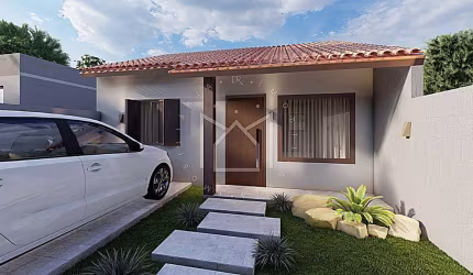 Casa em condomínio fechado à venda na Rua Alcides Gomes, Caça e Pesca, Gravataí, 55 m2 por R$ 249.000