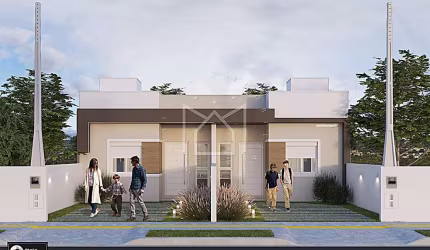 Casa com 2 quartos à venda na Rua João Machado, 322, Moradas do Sobrado, Gravataí, 49 m2 por R$ 235.320