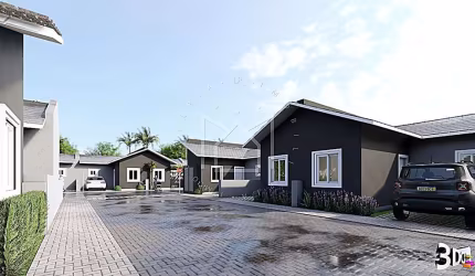 Casa em condomínio fechado com 2 quartos à venda na Rua São Pedro, 630, Loteamento Vila Rica, Gravataí, 42 m2 por R$ 189.900