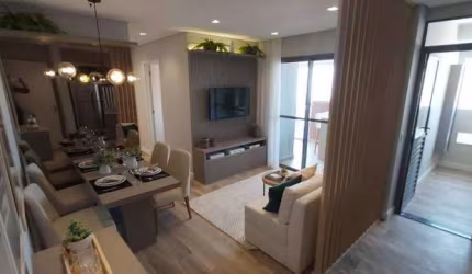 Apartamento na Barra Funda de 67 M² com 2 dormitórios, 2 vagas e varanda gourmet.